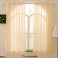 Story@Home Window Sheer Curtains 5 Feet Set of 2 | Solid Printed | Semi Transparent Window Curtain | Net Curtains | Curtain for