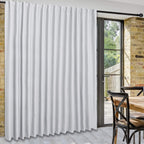 Dwcn Patio Sliding Door Curtains - Extra Wide Curtains For Door, Privacy Room Divider Blackout Thermal Curtain Panel With Back T