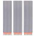 Yolufer 36Pcs Drawing Pencils, Silver Surface Marking Pencils Hard Black Core Carpenter Marking Pencils For Woodworking Marking,