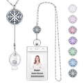 Retractable Lanyard Id Badge Holder Retractable Lanyards For Id Badges Women Cute Teacher Lanyard Necklace Nurse Accessories Wor