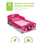 Delta Children Interactive Wood Toddler Bed - Greenguard Gold Certified, Disney Minnie Mouse