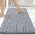 Home Brilliant Memory Foam Bathroom Rugs, Ultra Soft & NonSlip Bath Mat, Water Absorbent and Machine Washable Bath Carpet Rug f