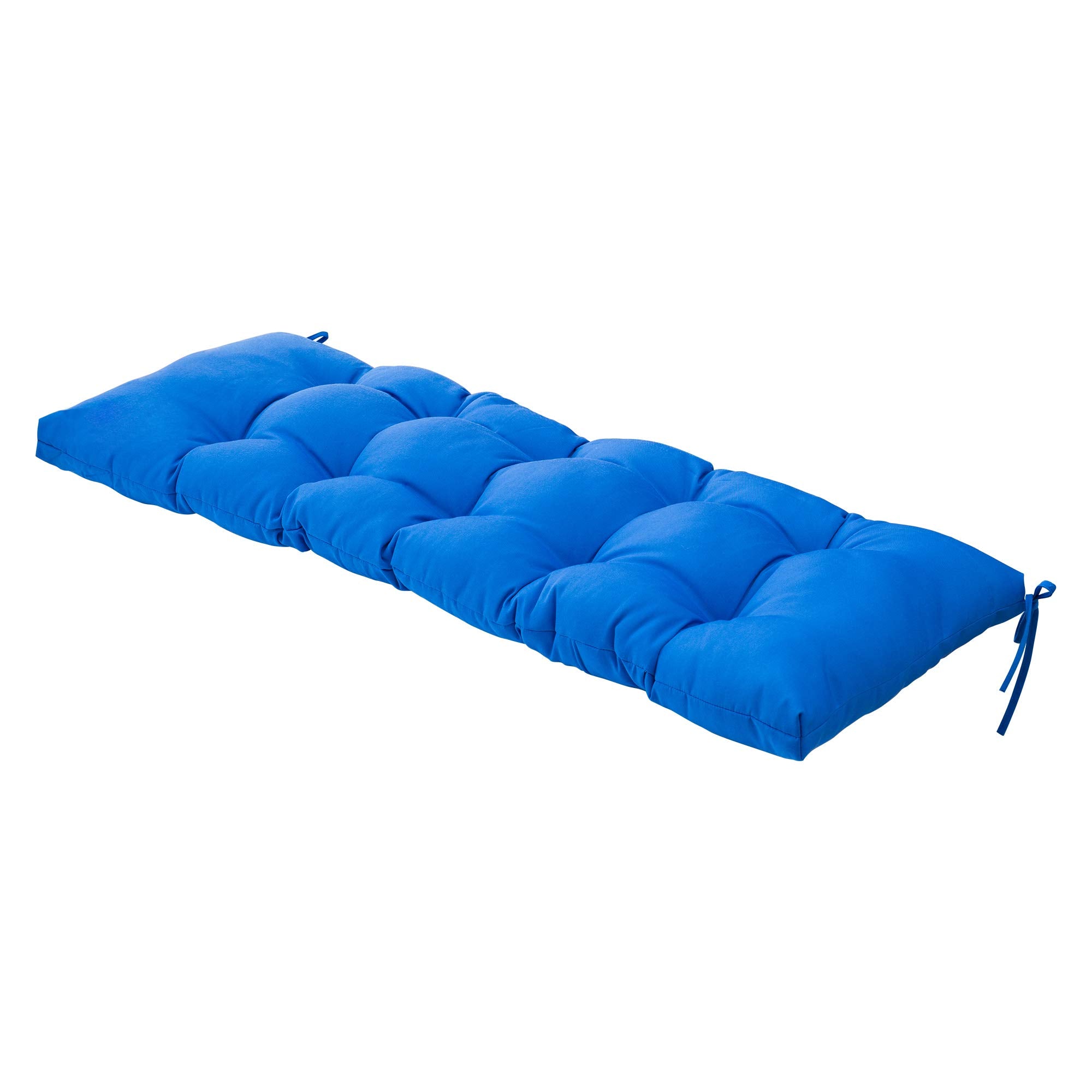 Qilloway Indoor/Outdoor Bench Cushion,51-Inches,(Marine Blue)