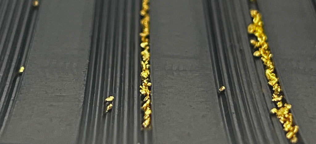 Sluice Box Rubber V Matting; Gold Sluice Mat For Fine Gold Recovery Set; Gold Prospecting Supplies; Precut Trimmable Size Select