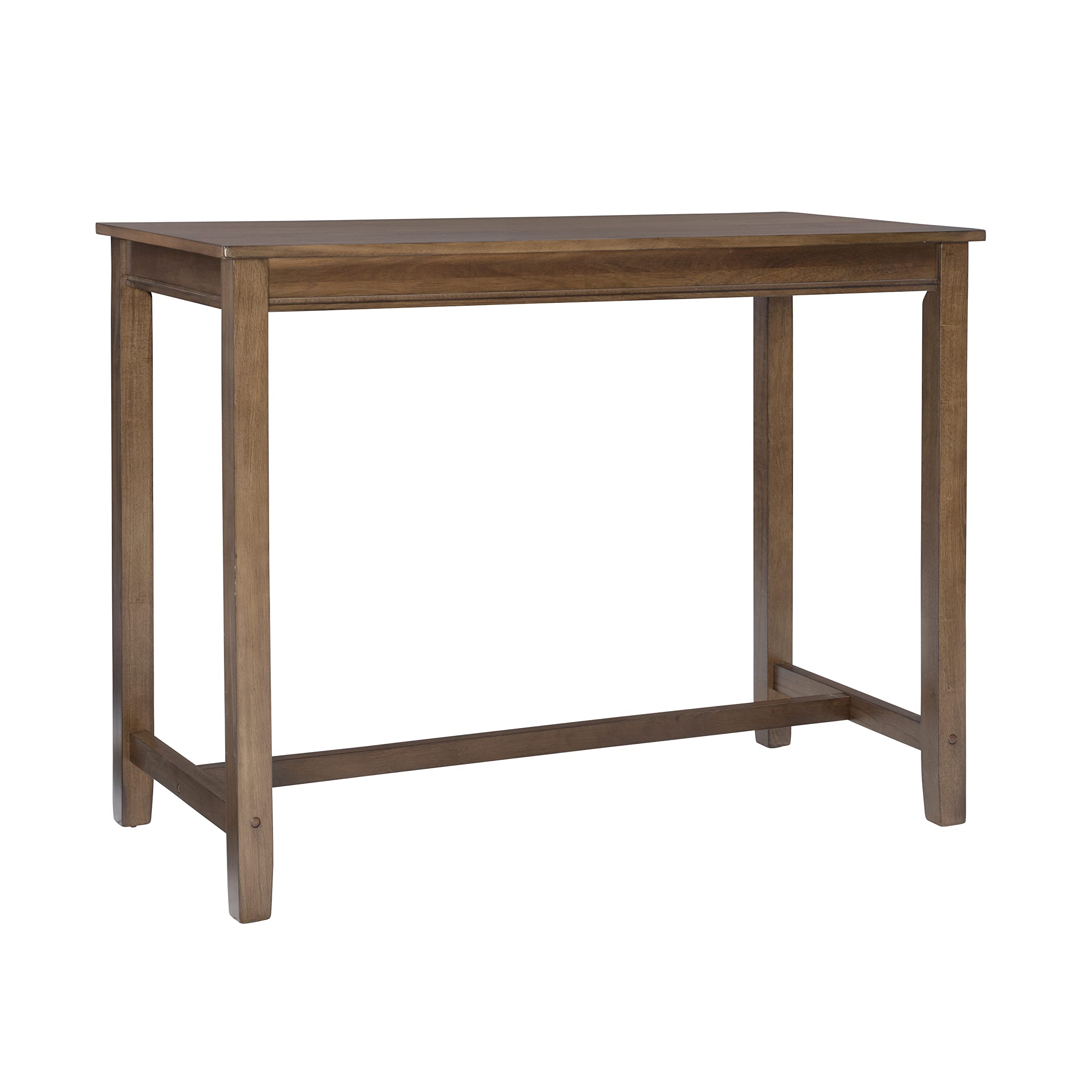 Linon Rustic 36 inch Height Pub Claridge Table, Rustci Brown Counter