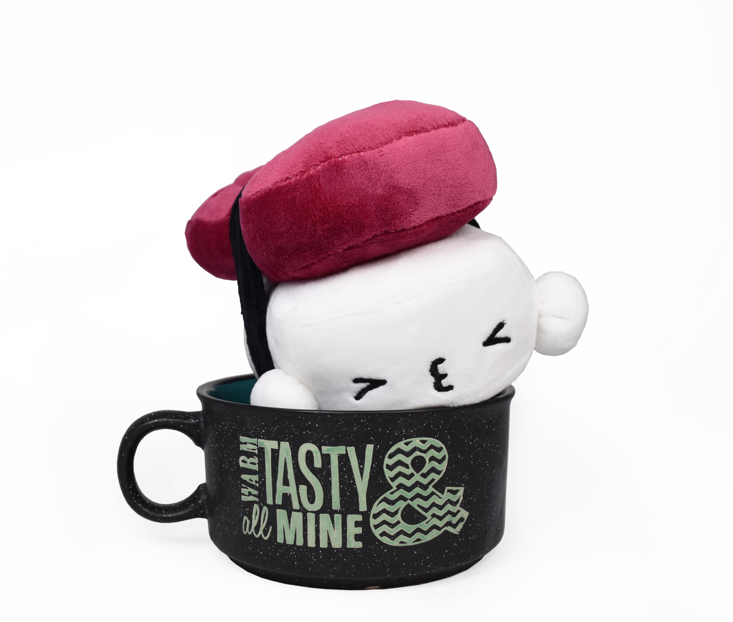 Mango Steam Soft Stuffed Cute Kawaii Sushi Plush/Stuffed Animal/Pillow/Toy (Set Of 4) Large, 10 Inches (26 Cm)