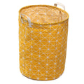 STORE77?Storage Bins Nursery Hamper Canvas Laundry Basket Foldable with Waterproof PE Coating Large Storage Baskets Gift Baskets
