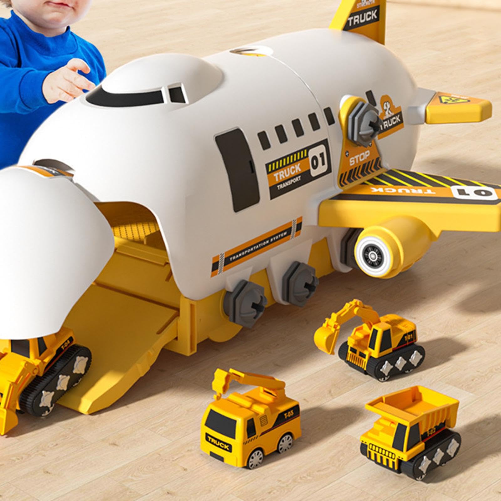 Fashion My Day Airplane Toys Set Sensory Development Puzzle Toys For Toddlers Children Boys Yellow