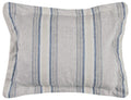 Rizzy Home | Bt4008 | Duvet | 98"X98" Blue/Neutral/Gray Stripee