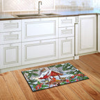 Briarwood Lane Gathered Together Winter Doormat Cardinals Birdfeeder Indoor Outdoor 30' X 18'
