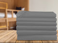 Elegant Comfort 6-Pack Fitted Bottom Sheets 1500 Thread Count Premium Hotel Quality, Deep Pocket, Wrinkle-Free, Stain And Fade R