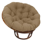 Blazing Needles Twill Papasan Cushion, 52" x 6" x 52", Toffee