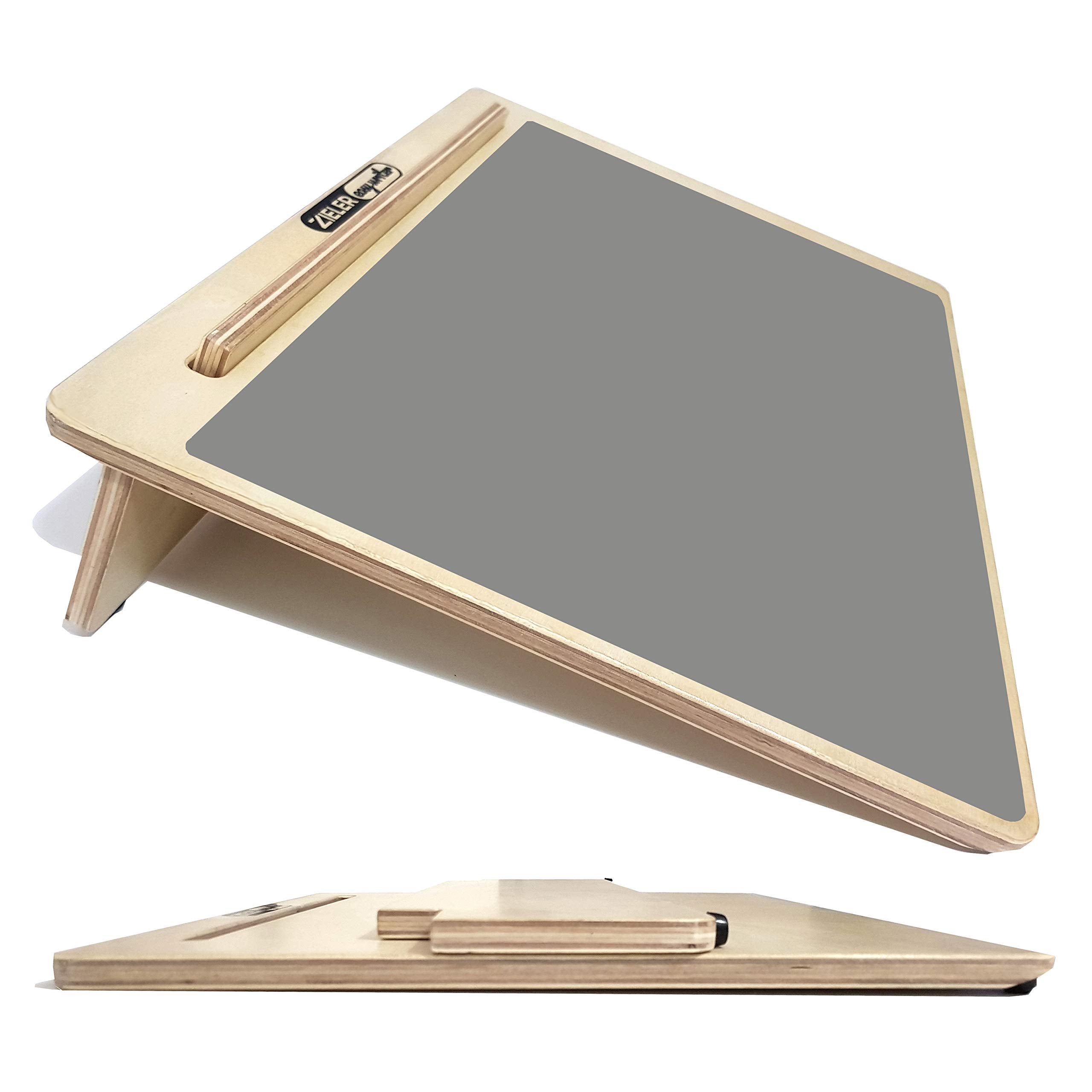 Zieler Ergonomic A3 Writing Slope With Grip Mat For Better Writing Posture & Comfort Easywriter. Lacquered Wood With 20 Angle. S