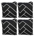 House Of Quirk Polyester Throw Pillow Case Cushion Cover Home Sofa Decorative (Cover Only,No Insert)(16.5X16.5 Inch/ 42X42Cm) Pr