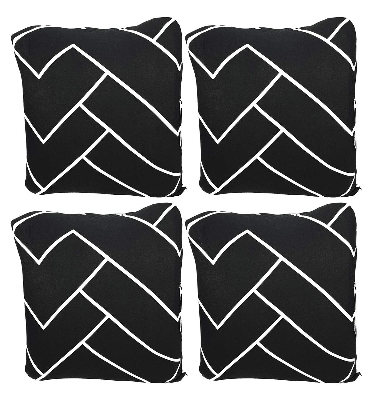 House Of Quirk Polyester Throw Pillow Case Cushion Cover Home Sofa Decorative (Cover Only,No Insert)(16.5X16.5 Inch/ 42X42Cm) Pr