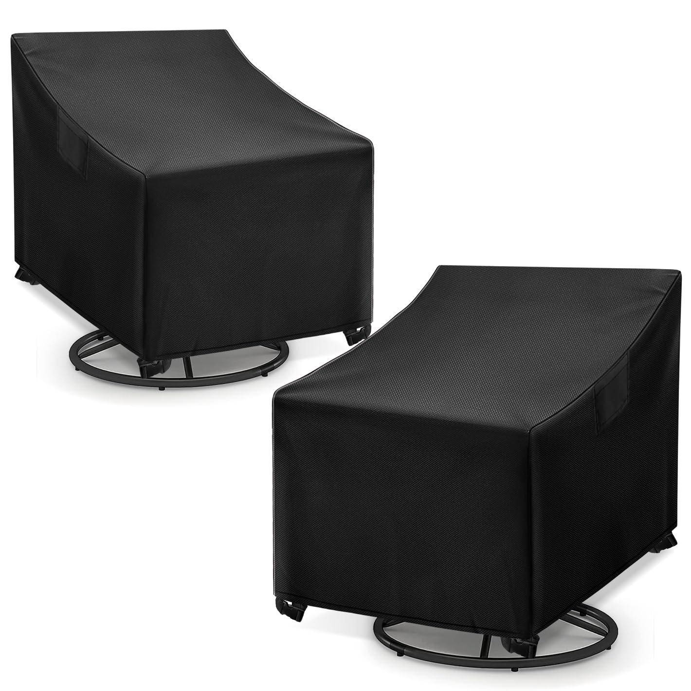 WLEAFJ Outdoor Swivel Chair Covers, Waterproof Heavy Duty Outdoor Chair Covers, Patio Rocking Chair Covers for Outdoor Furniture