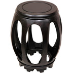 Red Lantern Rosewood Circular Stand - Rosewood