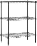 Amazon Basics 3-Shelf Adjustable Heavy Duty Steel Wire Rack Storage Shelving Organizer for Kitchen, Garage, 23.2'' L x 13.4'' W 