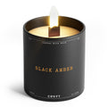 CRVFT Mens Candle - Cherry Wood Candle - Soy Candle 45 hour Burn Time - Room Decor and Housewarming Gift for Men - 7oz/200g (Bl