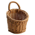 EcomistiqHanging Wall Fruit & Vegetable Basket With Handle, Woven Storage Organizer For Potatoes, Garlic, Onions, Toys & Househo