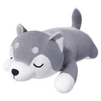 Auspicious beginning 30' Husky Stuffed Animal Plush Pillow, Huskies Anime Body Pillow, Kawaii Stuff Animal Plush Toy, Big Plush