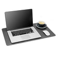 Gallaway Leather Desk Mat,Desk Writing Pad - Office Desk Pad, Medium 24' X 14' Gray, Desk Mats On Top Of Desks, Gift Ready Ele