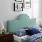 Modway Dawn Performance Velvet Headboard, King/Ca King, Mint