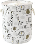 INough Kids Laundry Basket Extra Large Baby Hamper for Nursery, 58L Kids Hamper Toddler Room Essentials, Waterproof Canvas Cloth