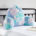 Hobed Life Cozy Fur Backrest Pillow With Arms, 30X17X17 Inch, Premium Filling, Great Back Support Reading Pillow For Kids, Teens
