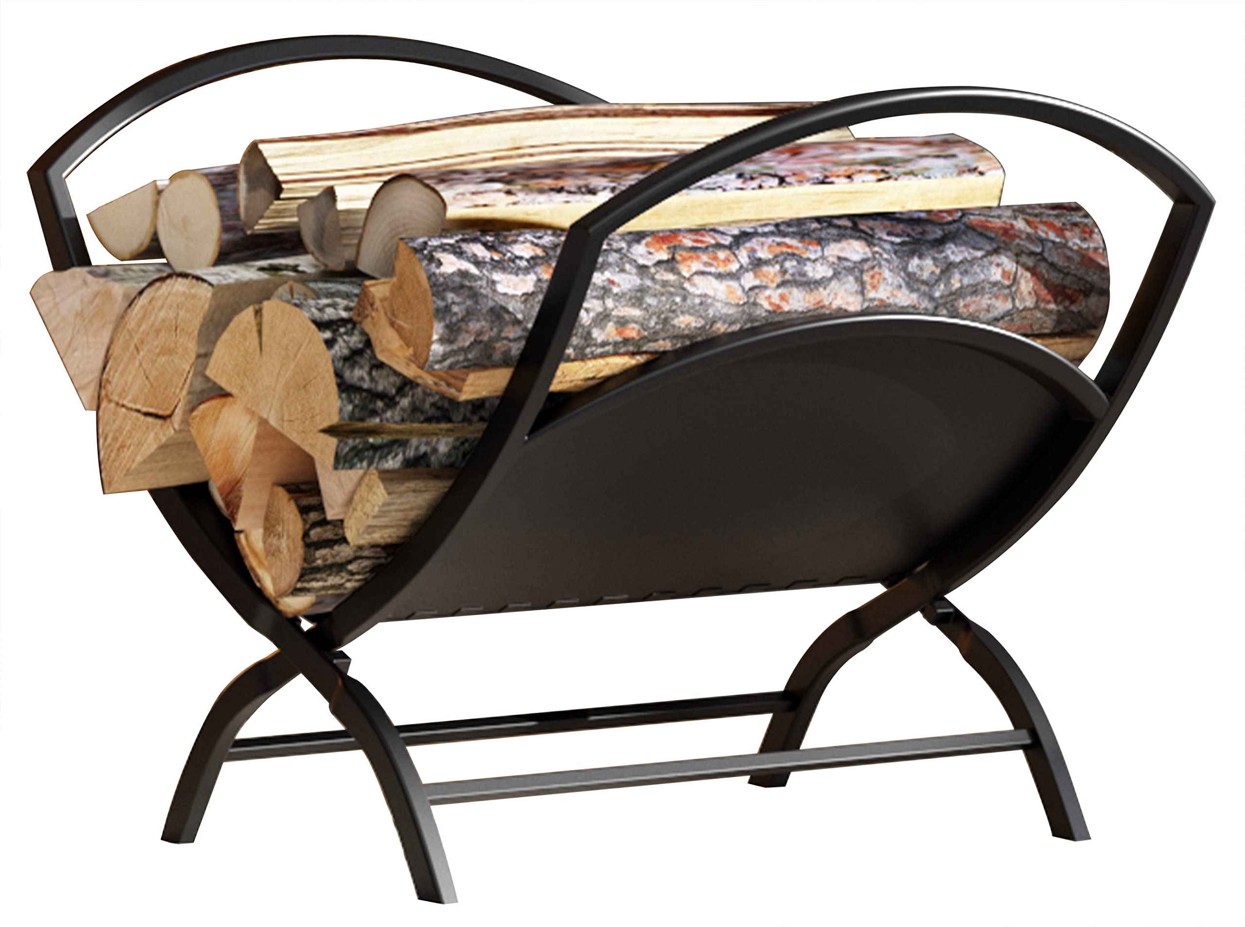 Fire Beauty Fireplace Log Holder Folding Firewood Rack Indoor, Outdoor Firewood Rack,Stacking Rack,Storage Rack For Firewood