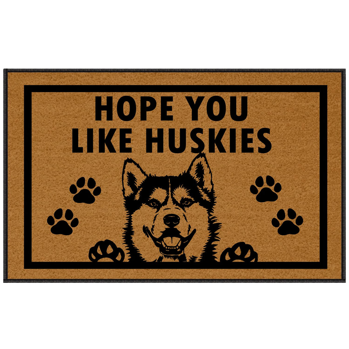 Binhang Indoor Welcome Mat, Door Mats Indoor Entrance Fabric Hope You Like Huskies Traps Sand And Dirt Well (18'X30')