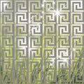Shappy 24 Pcs Acrylic Mirror Wall Stickers Geometric Greek Mirror Stickers Removable Wall Decals Peel and Stick Art Adhesive for