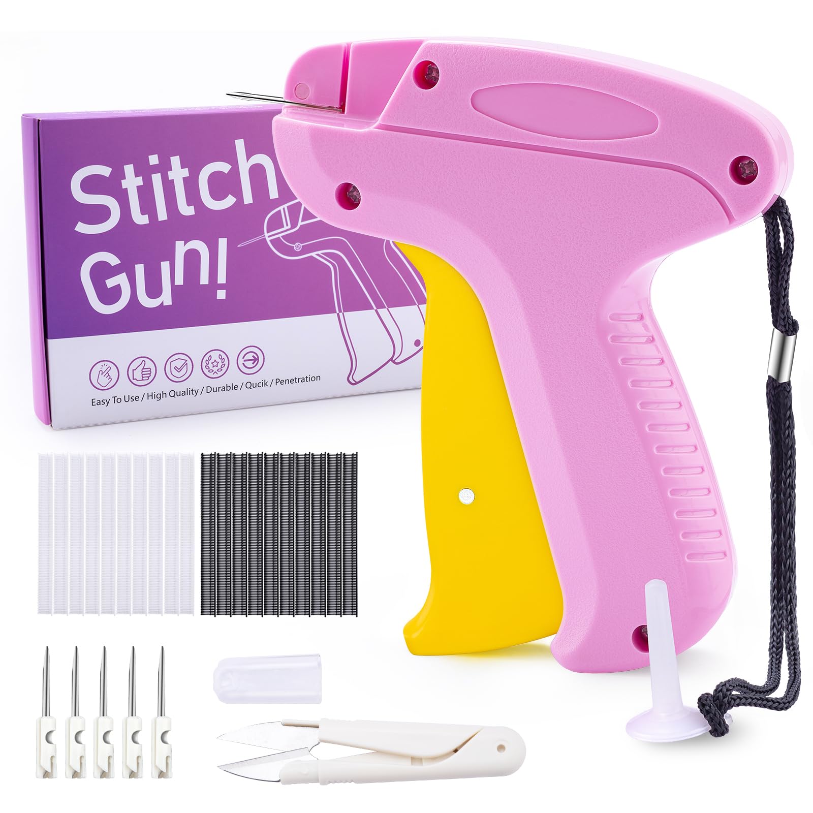 Stitch Gun For Clothes, Stitchy Quick Clothing Fixer, Micro Tagging Gun For Clothing, Mini Sticky Sewing Gun, Stichy Fix Gun, In
