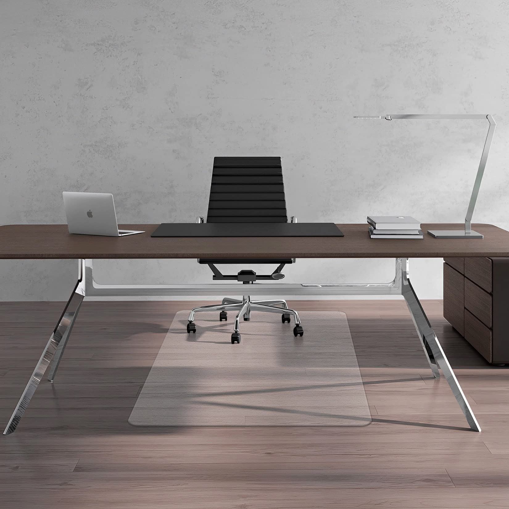 Futurhydro Chair Mat For Hardwood Floor, 45' X 53' Large Clear Easy Glide Large Computer Chair Mat, Plastic Rolling Chair Mat For Tile Floor And Gaming Floors (Rectangle)