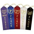 Ribbonsnow Ideal Award Ribbon Set - 14 Total Ribbons - 1 Best Overall, 4 Each 1St-3Rd Place, & 1 Last Place