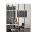 Delma Home Mirror Tiles, 14 x 12 Glass Frameless (16 PCS), Large Wall for Gym,Bedroom,Door,Bathroom (Glass - 16PCS)