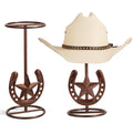 Cowboy Hat Stand, Hat Display, Western Horseshoe Decor, Cowboy Hat Holder, Hat Stands for Display Tabletop, Cowboys Gifts for Me