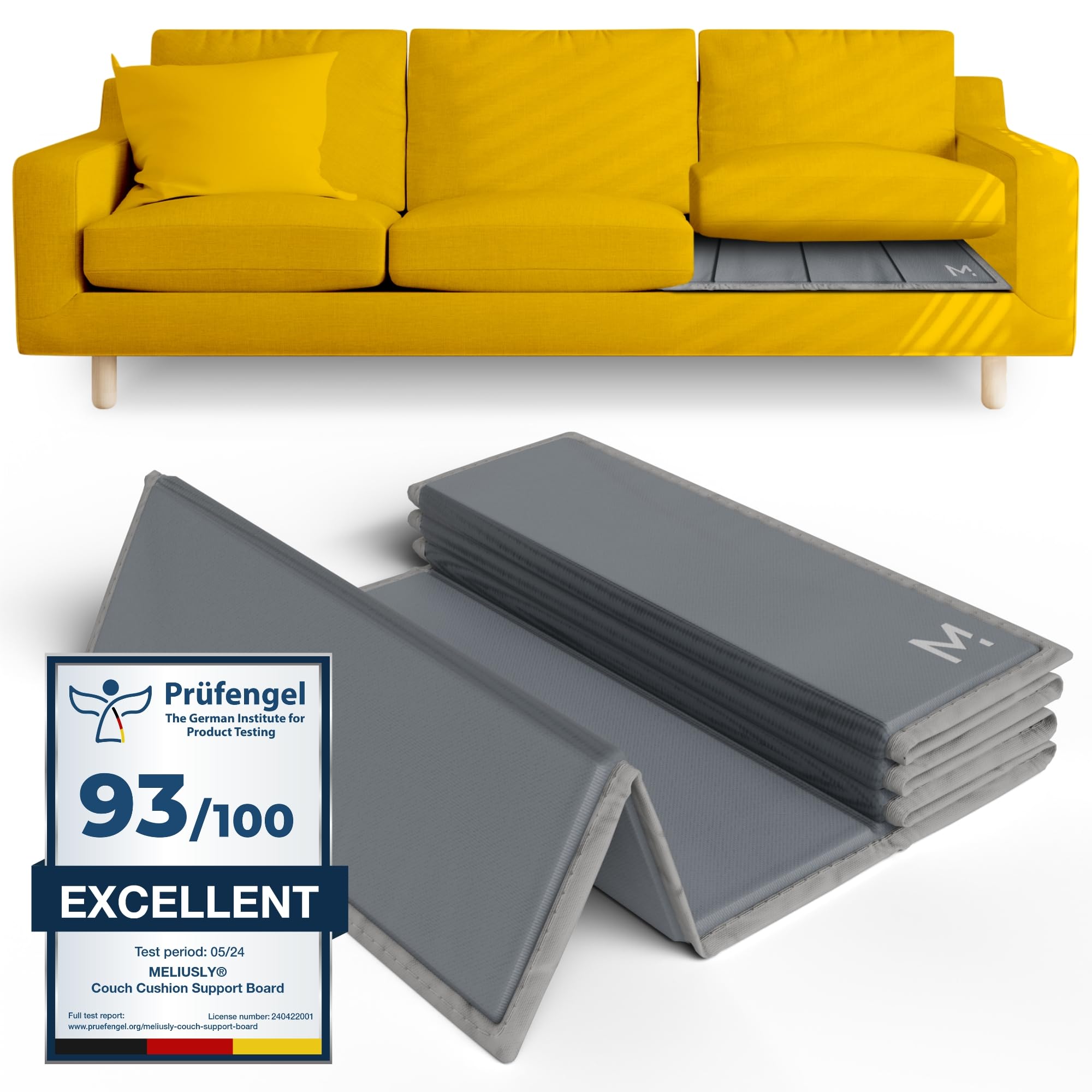 Meliusly Heavy Duty Couch Cushion Support For Sagging Cushions (21X79) Reinforced Wood Sofa Cushion Support Board For Sagging Seat, Deep Couch Supporter For Under The Cushions, Loveseat Saver