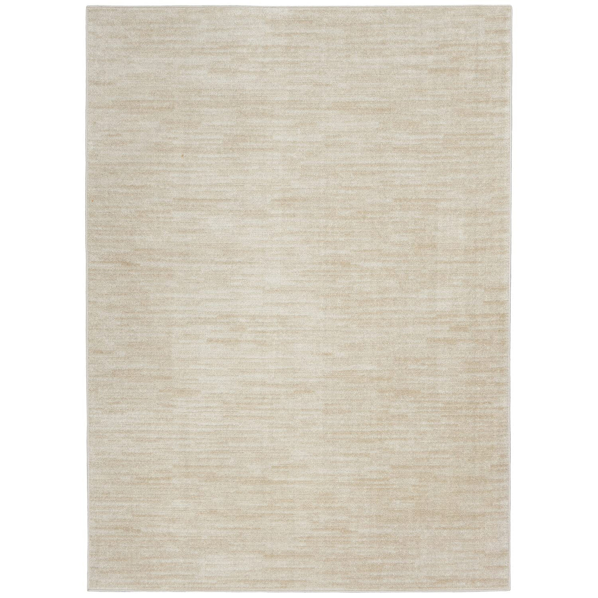 Nourison Essentials Indoor-Outdoor Ivory Beige 4' X 6' Area Rug, Easy Cleaning, Non Shedding, Bed Room, Living Room, Dining Room