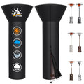 Zettum Patio Heater Covers - 600D Outdoor Heater Cover With Zipper Waterproof Heavy Duty, Propane Heat Cover For East Oak, Hampt
