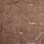 Hiend Accents Stella Faux Silk Velvet Quilt, King Size, Dusty Rose Solid Color, Romantic Modern Western Traditional Style Luxury