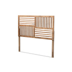 Baxton Studio Adler Modern and Contemporary Transitional Ash Walnut Finished Wood King Size Headboard