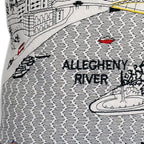 HomeRoots Cream 24' White Pittsburgh Daylight Skyline Lumbar Decorative Pillow