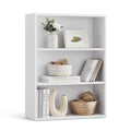 Vasagle Bookshelf, 23.6 Inches Wide, 3-Tier Open Bookcase With Adjustable Storage Shelves, Floor Standing Unit, Cloud White Ulbc163T14