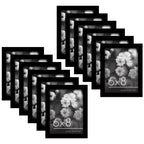 Americanflat 6x8 Picture Frame with Polished Plexiglass - Set of 12 - Signature Collection - Picture Frames with Engineered Wood