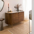 The Attic Carlston Sideboard, Multipurpose Cabinet For Kitchen And Living Room Storage, Classy Sideboard, Solid Mango Wood, Prov