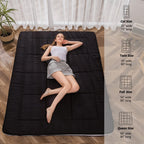 Maxyoyo Futon Mattress, Padded Japanese Floor Mattress Quilted Bed Mattress Topper, Extra Thick Folding Sleeping Pad Breathable