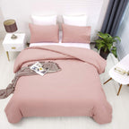 Houseri Pink Comforter Set Twin For Girls Light Pink Bedding Comforter Twin Size Blush Pink Comforter Sets Toddlers Rose Pink Be