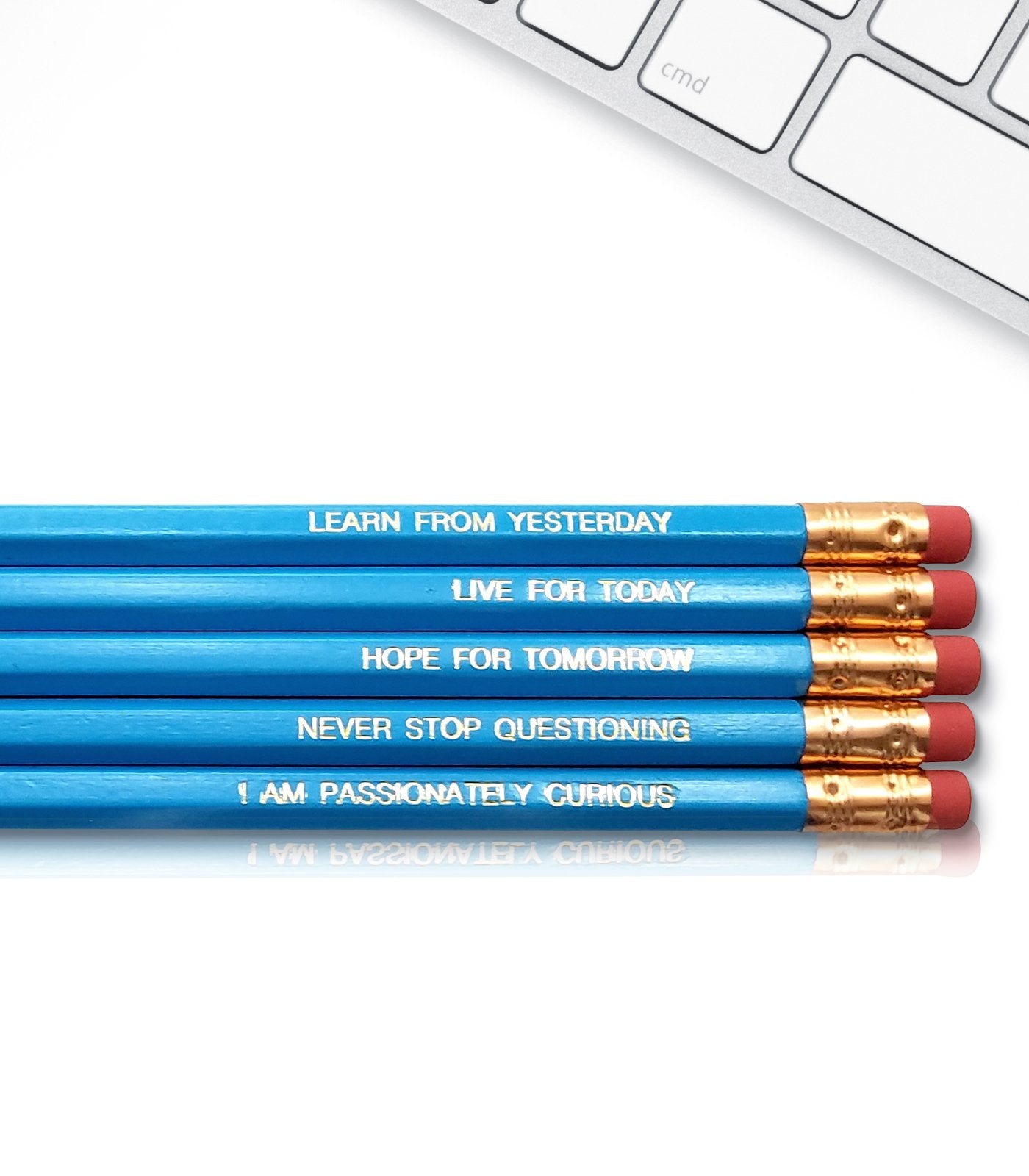 Fresh Prints Of Ct Einstein - Inspirational Pencils Engraved With Funny And Motivational Sayings For School And The Office
