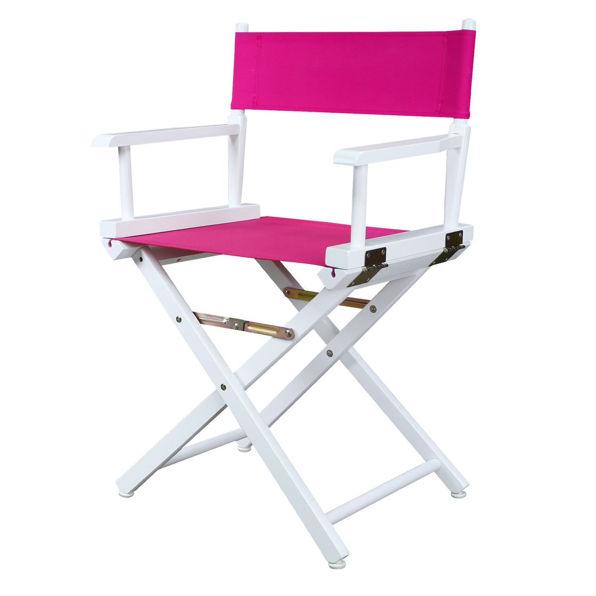 Casual Home 200-01/021-30 Director Chair 18&quot; - Classic Height Whiteframe/Magenta Canvas